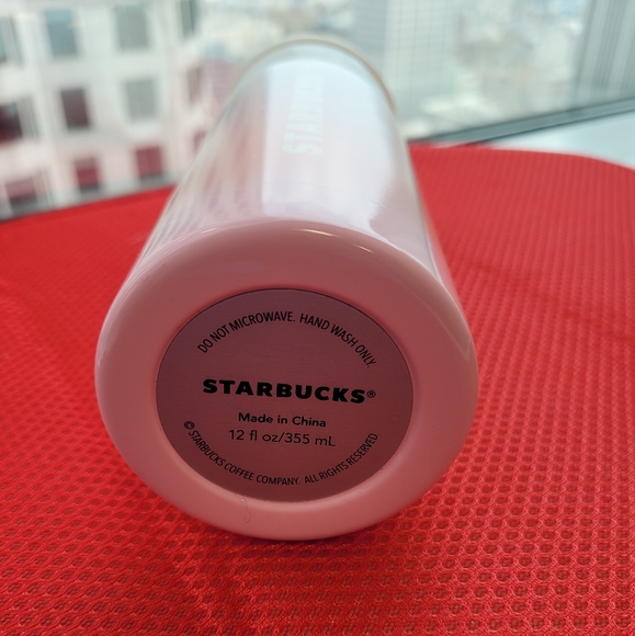 Starbucks 12oz stainless steel tumbler w/ carrying bag NWOT - Picture 5 of 8